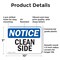 Signmission Clean Side, 10 in W x Rectangle, Plastic OS-2PACK-NS-P-710-L-10623 - alternate 5